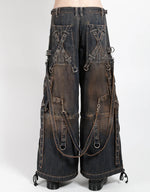 Dirty Wash Denim X-Strap