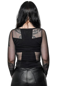 Divinity Long Sleeve Top Blk