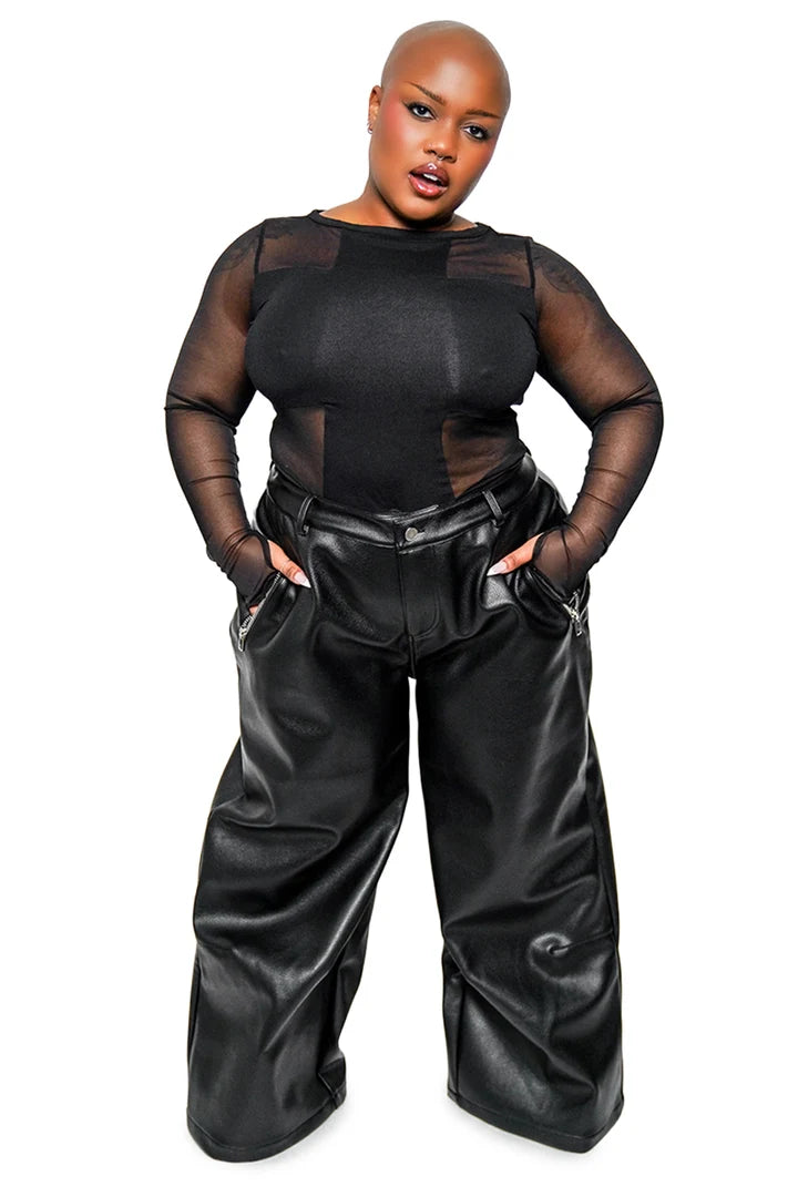 Divinity Long Sleeve Top Blk