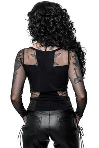 Divinity Long Sleeve Top Blk