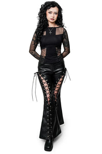 Divinity Long Sleeve Top Blk