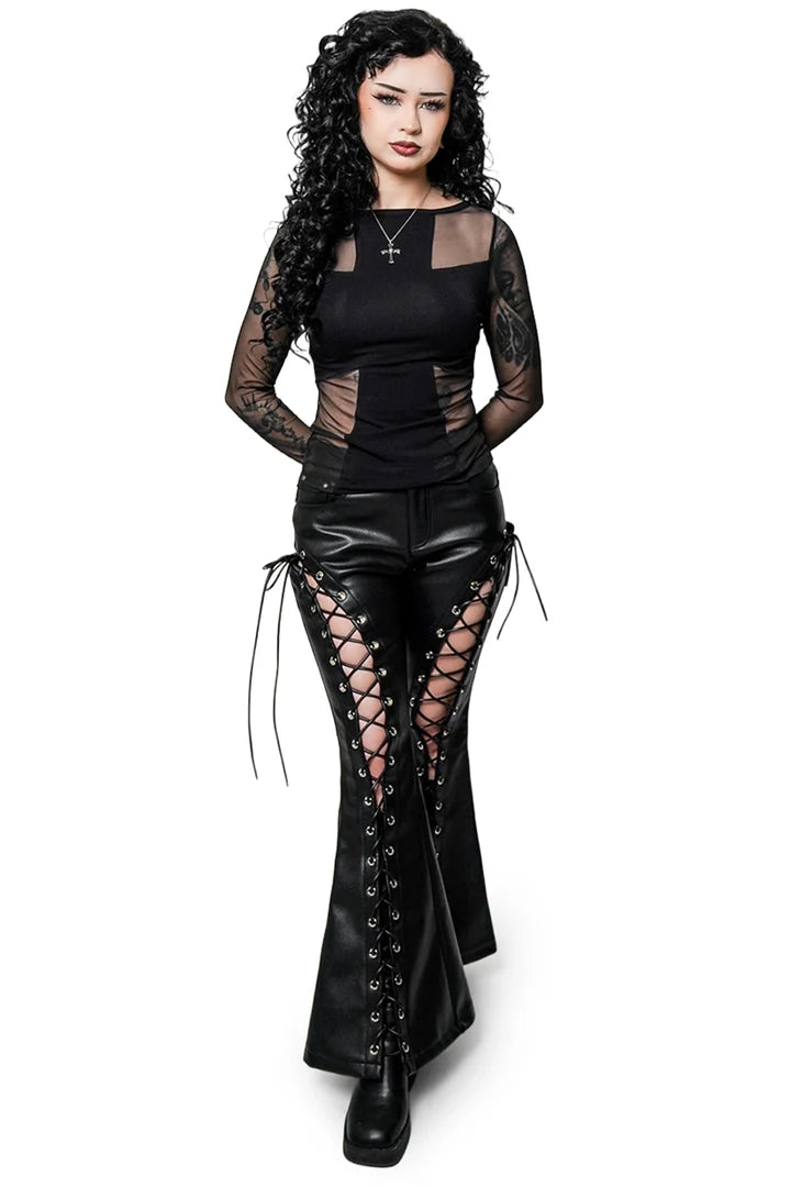 Divinity Long Sleeve Top Blk