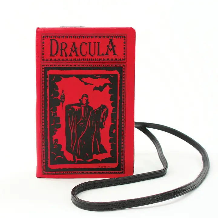 Dracula Book Crossbody Red