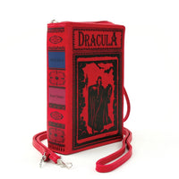 Dracula Book Crossbody Red