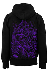 Dracula's Bride Hoodie Purple
