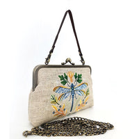 Dragonfly Kisslock-Beige
