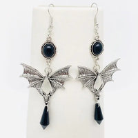 ER-Gothic Bat Pendant Dangle ER