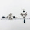 ER-Gothic Bat Pendant Dangle ER