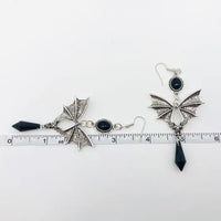 ER-Gothic Bat Pendant Dangle ER