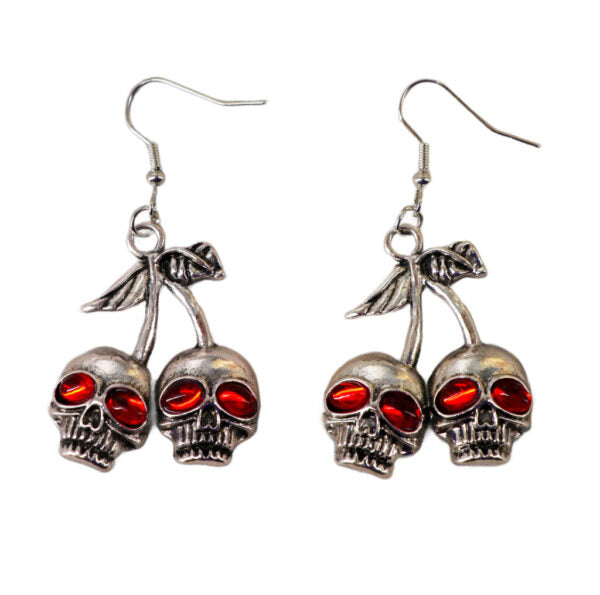 ER-Skull Cherries Red Eye Gem D