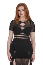 Eclipse Cut Out Mesh Top