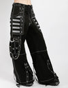 Electro Pant Blk/White-zip off