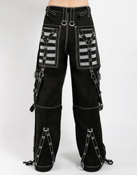 Electro Pant Blk/White-zip off