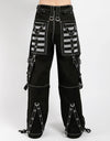 Electro Pant Blk/White-zip off
