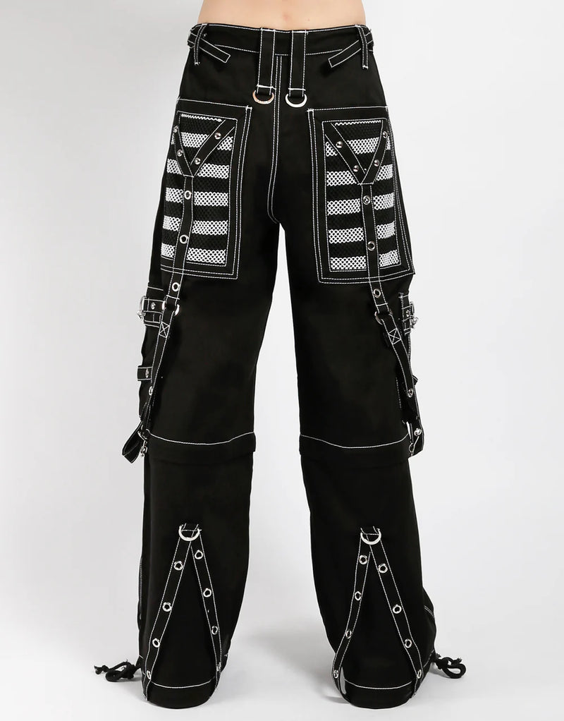 Electro Pant Blk/White-zip off