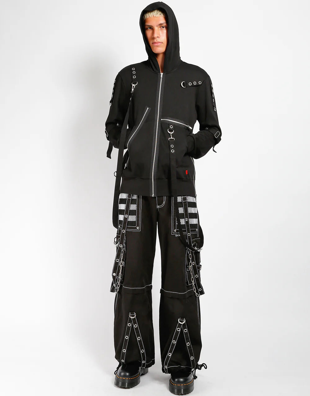 Electro Pant Blk/White-zip off