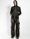 Electro Pant Blk/White-zip off
