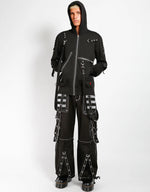 Electro Pant Blk/White-zip off