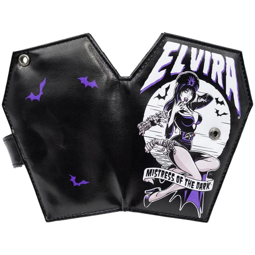 Elvira Coffin Wallet Monster Ha