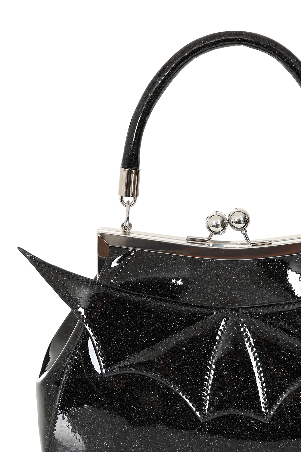 Elvira Shimmer Handbag Blk