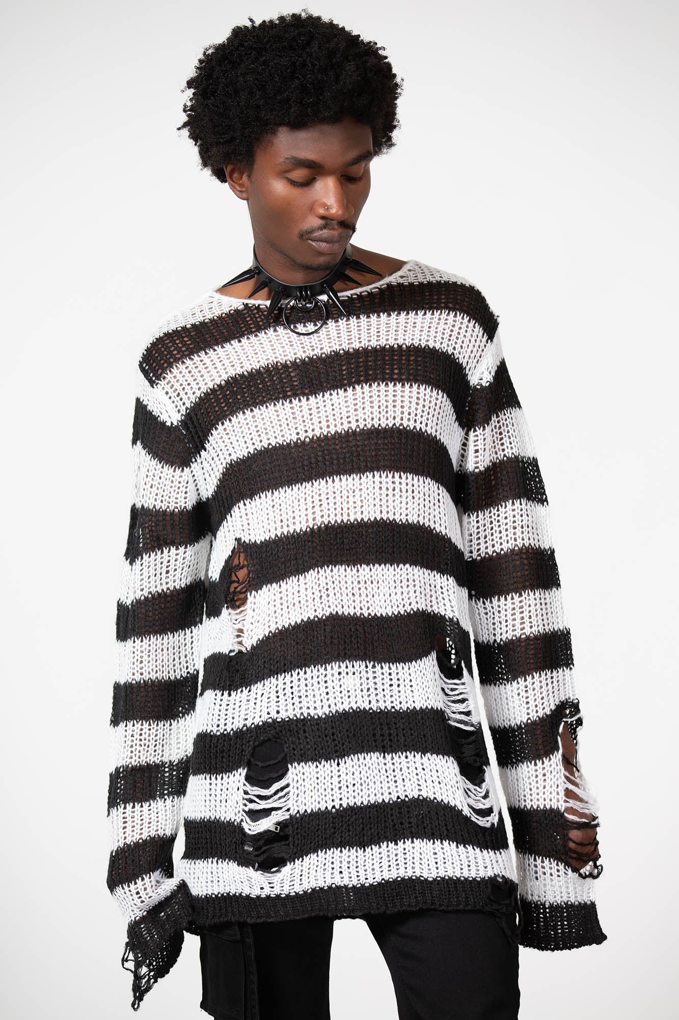 【SCENERITY】Mar knit sweatshirt Mar knit sweatshirt - SCENERITY | 60% - Asian Fashion Online