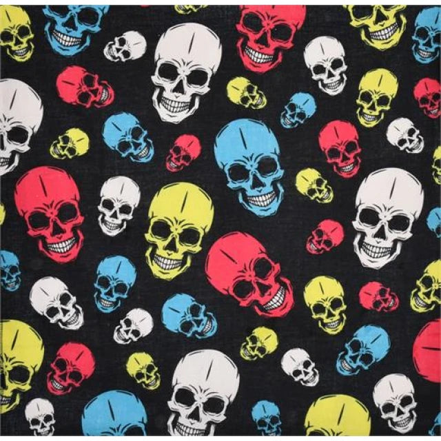 Skulls Colorful 21" x 21"