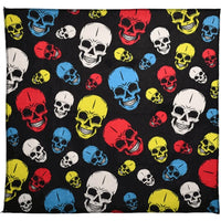 Skulls Colorful 21" x 21"