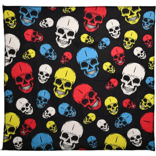 Skulls Colorful 21" x 21"