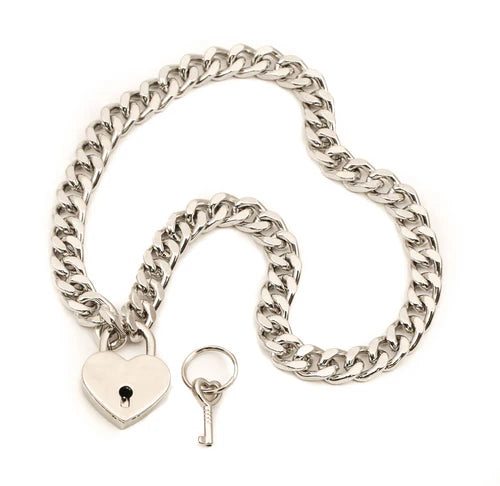 Heart Lock and Key Pendant