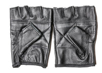 Leather Plain Gloves Pair