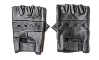 Leather Plain Gloves Pair