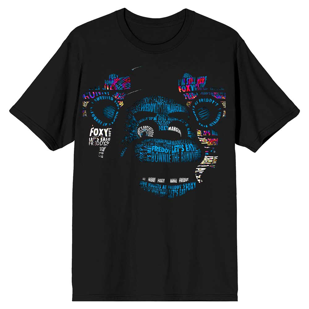 FNAF Freddy Words all over