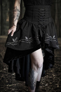 Fablebloom Embroidered Lace-up