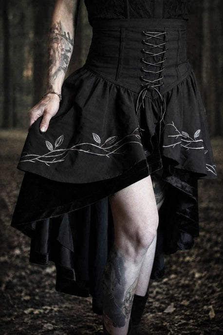 Fablebloom Embroidered Lace-up