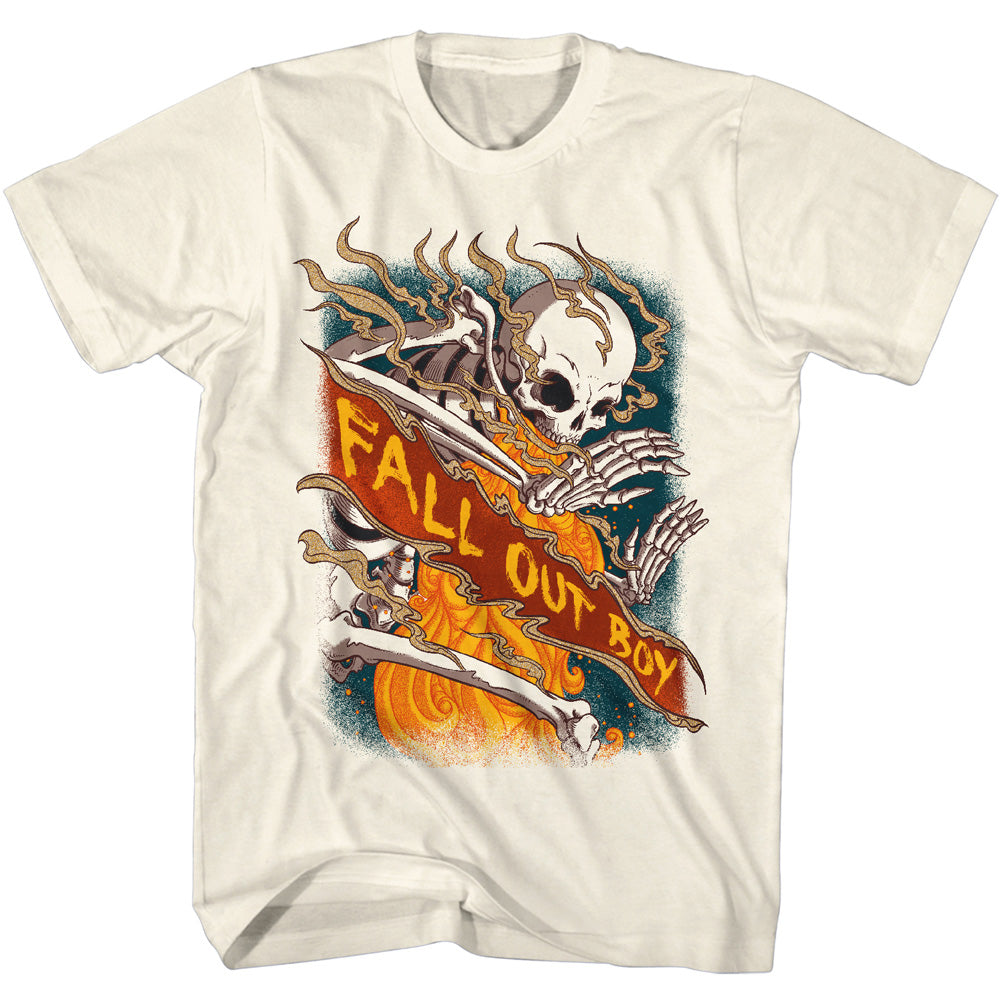 Fall Out Boy Fire Skeleton