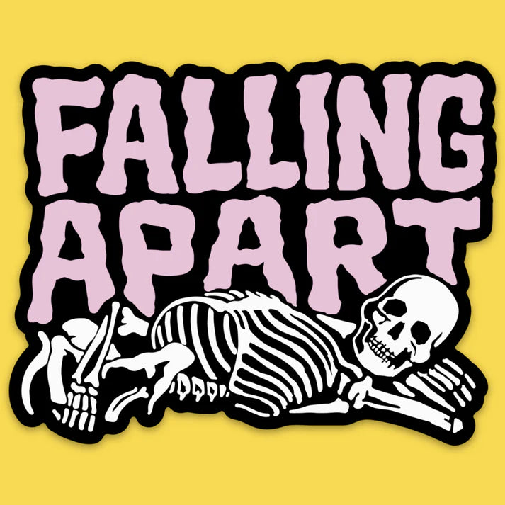 Falling Apart Sign Falling Apart Sticker – ShirtsNThingsAZ