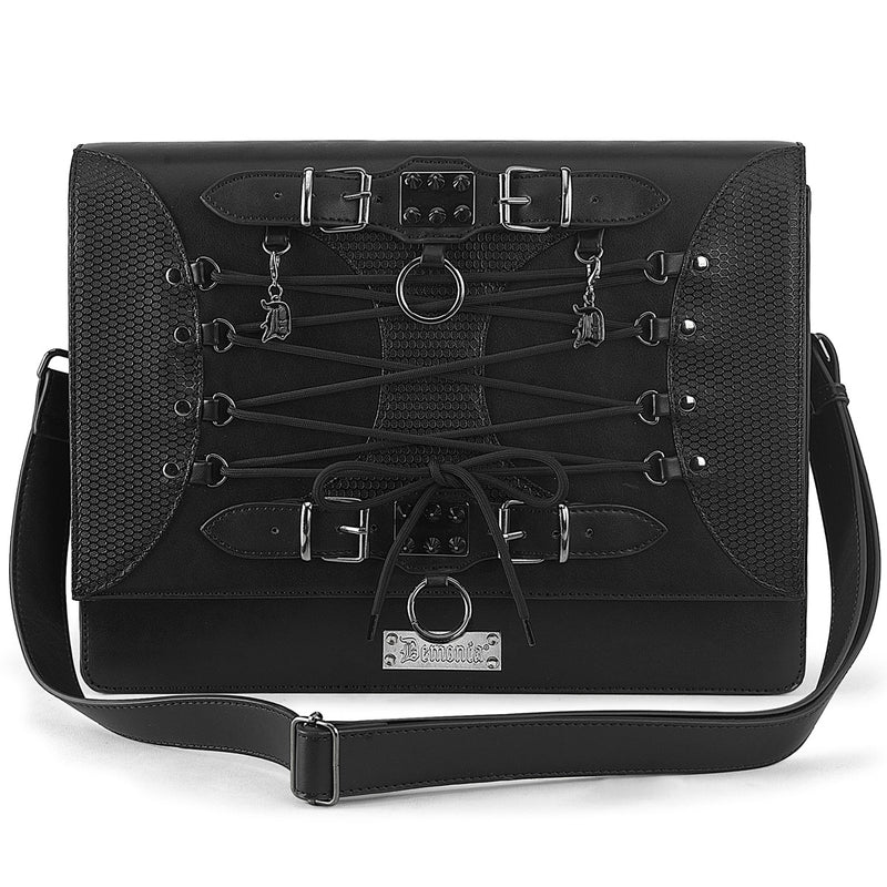 Faux Leather Large Crossbody