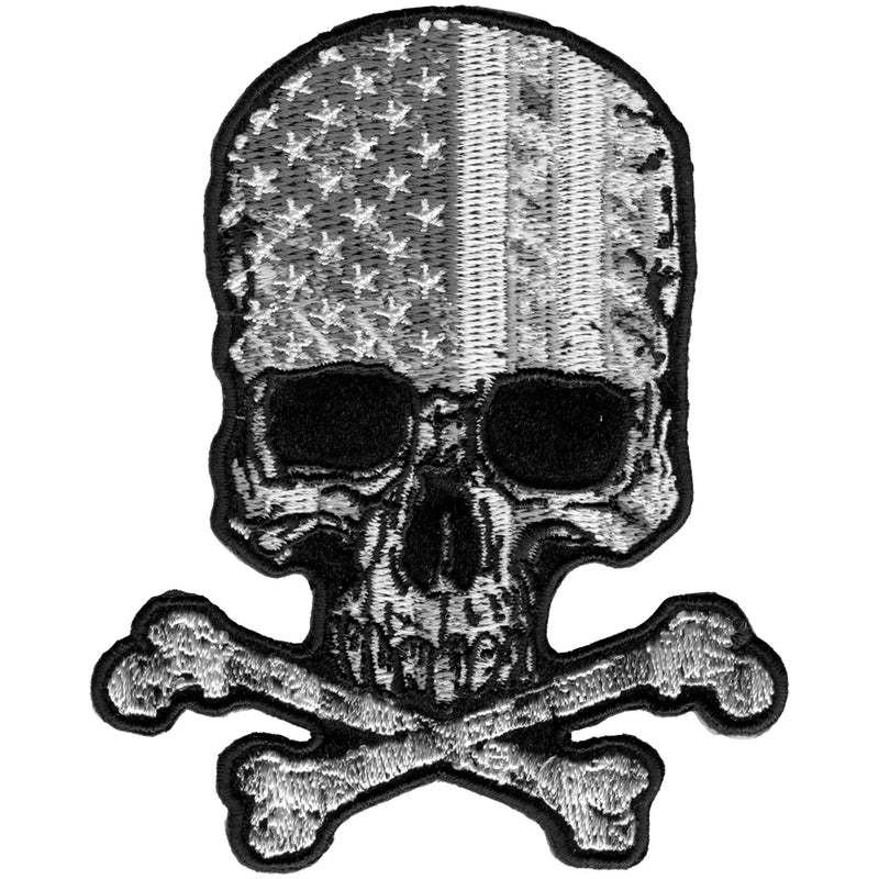 Flag Skull B/W