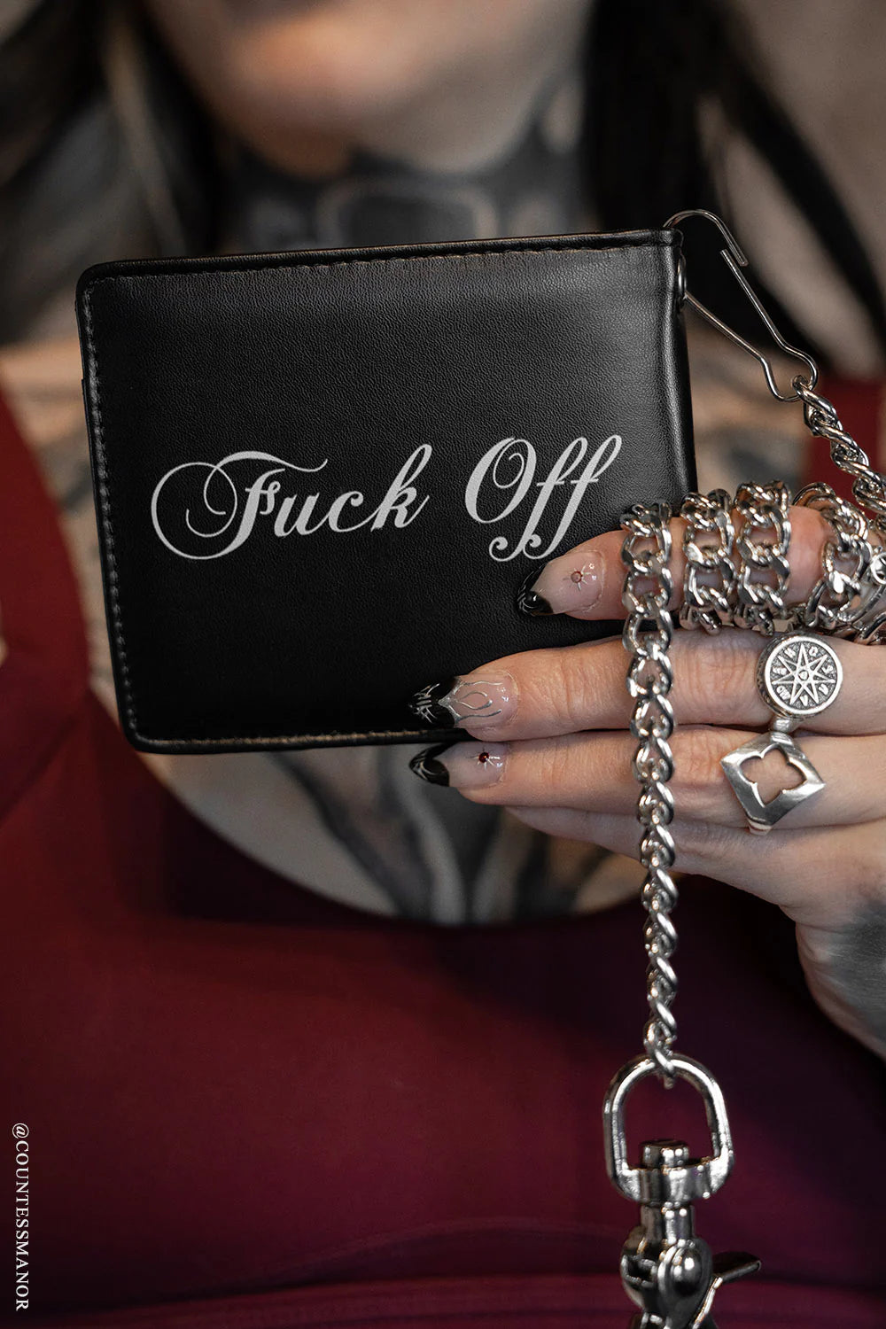 Fuck Off BiFold W/ Chain