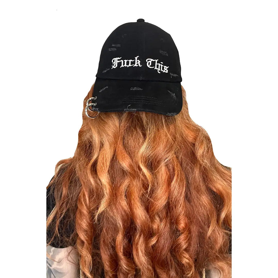 Fuck This Pierced Cap