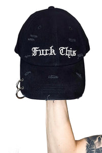 Fuck This Pierced Cap