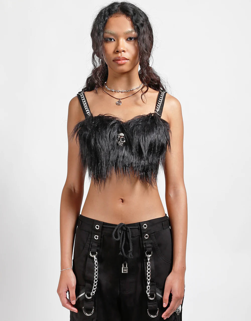 Furtastic Bra Top Blk
