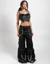 Furtastic Bra Top Blk