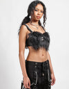 Furtastic Bra Top Blk