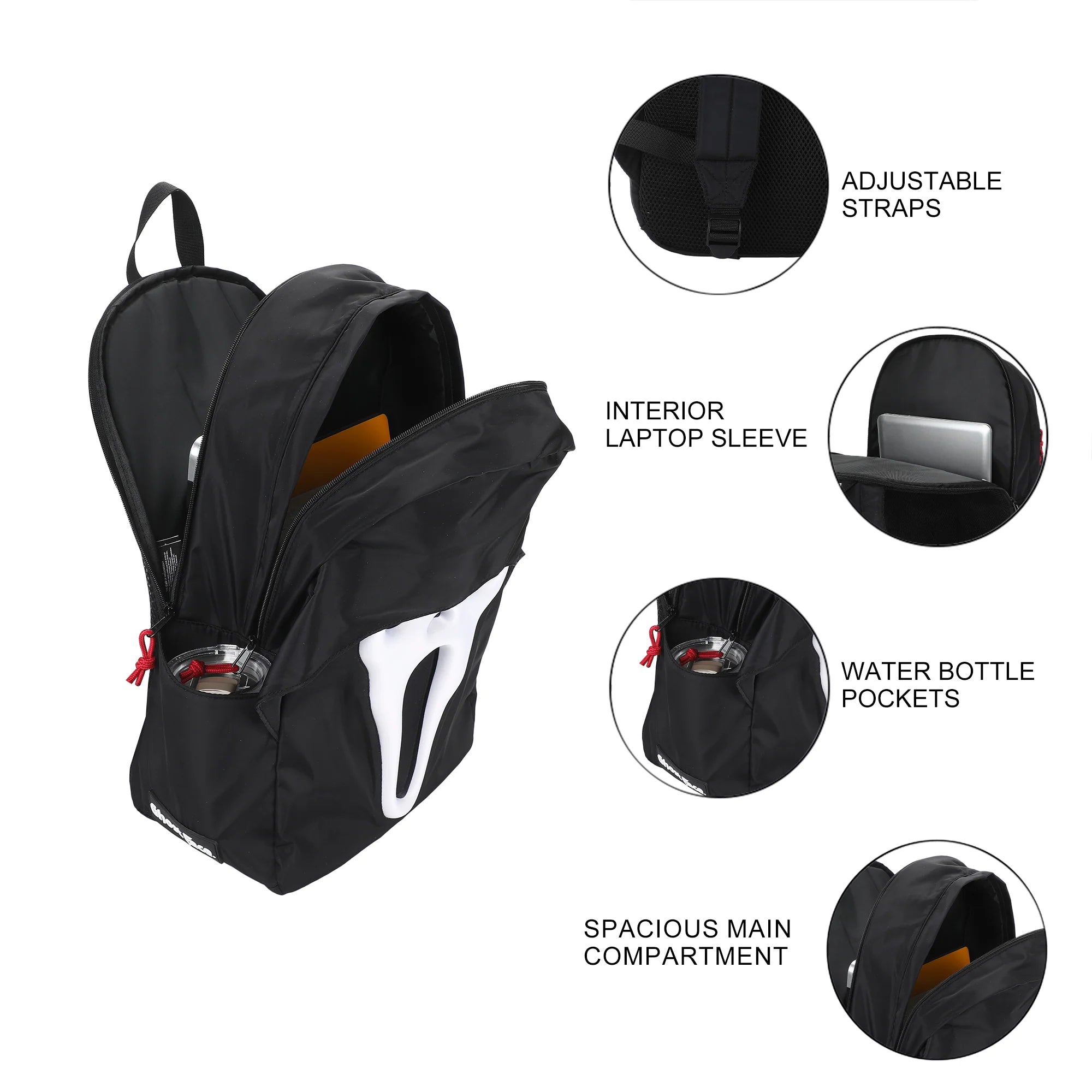 Ghosface Mask 18.5" Backpack