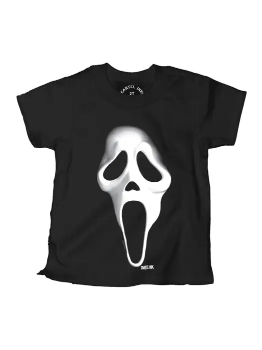 Ghost Scream Black Toddler Tee
