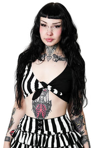 Ghost Town Front Tie Top