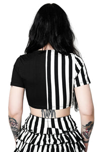 Ghost Town Front Tie Top