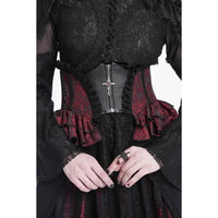 Red Rose Ruffle Corset