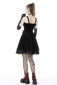 Gothic Lace Up Dress
